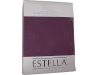 Spannbetttuch Estella Jersey 6500 aubergine