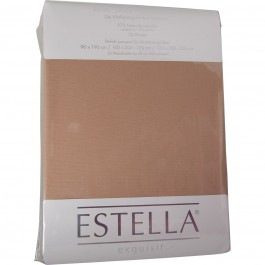 Spannbetttuch Estella Jersey 6500 karamel