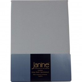 Spannbetttuch Janine Jersey 5007 silber