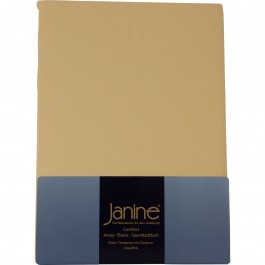 Spannbetttuch Janine Jersey 5007 vanille