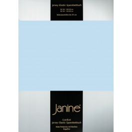 Spannbetttuch Janine Elastic Jersey 5002 hellblau