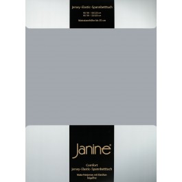 Spannbetttuch Janine Elastic Jersey 5002 platin