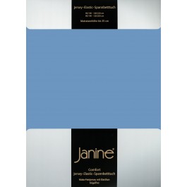 Spannbetttuch Janine Elastic Jersey 5002 blau